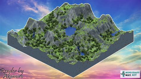 1000 | Custom Map | Forest Mountain | Download map for Minecraft