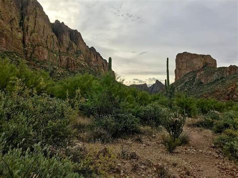 Hiking the Boulder Canyon Trail in Arizona