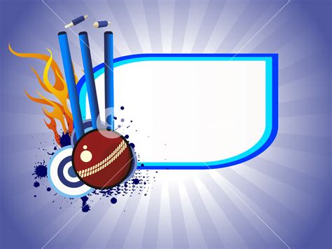 Vector Illustration Of Cricket Background Royalty-Free Stock Image ...