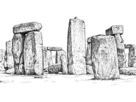 Stonehenge | Nature art drawings, Drawing rocks, Stonehenge