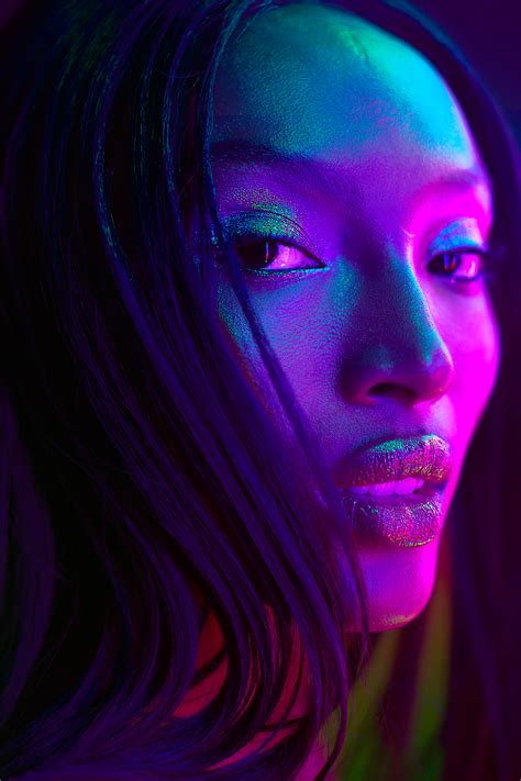 Neon Lights: Portraits by Mathew Guido | Daily design inspiration for ...