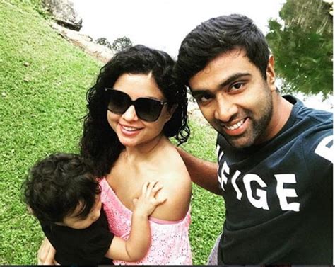 R Ashwin shows his loving side with wife Prithi and daughters