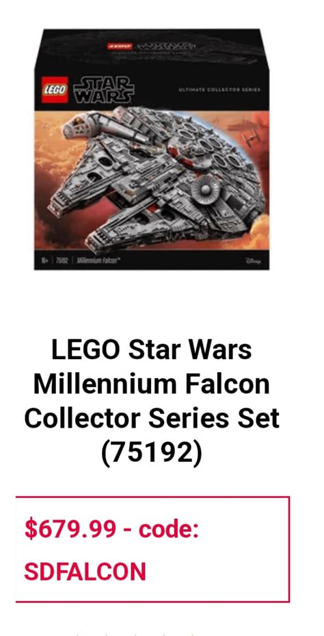 75192 Zavvi Deal - Good Luck! : r/legostarwars