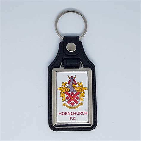 Hornchurch FC Leather Style Keyring - Hornchurch FC