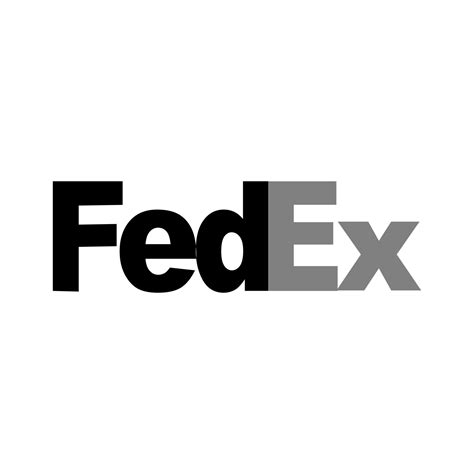 Fedex black logo vector free download 19550682 Vector Art at Vecteezy