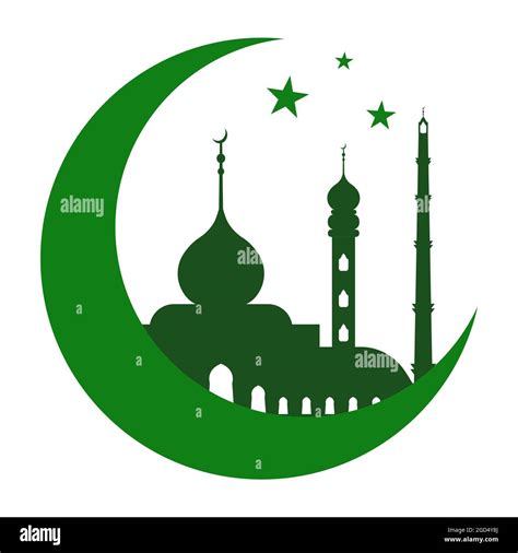 Islamic Mosque logo for pray, Mubarak Ramadan, Muslim and company logo Stock Vector Image & Art ...