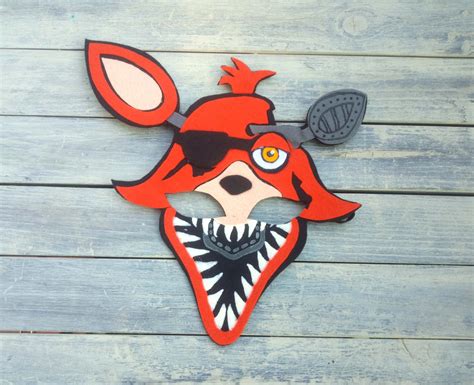 Foxy mask Halloween/ Nightmare Foxy Cosplay / Five Nights at | Etsy