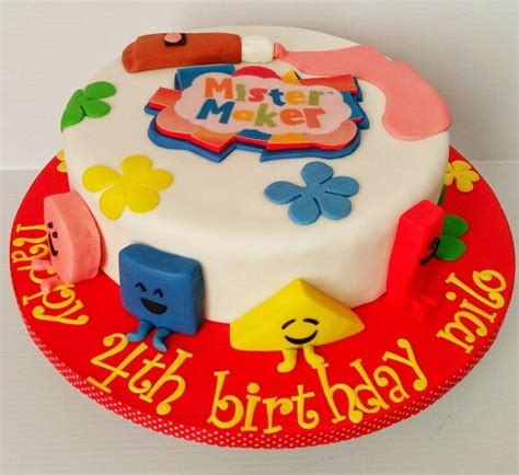 Mister Maker cake | Kids cake, Harry birthday, Kids birthday