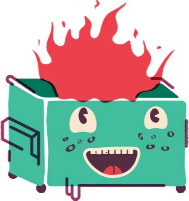 Jubilant Dumpster Fire - Dumpster Fire Clip Art - Free Transparent PNG ...