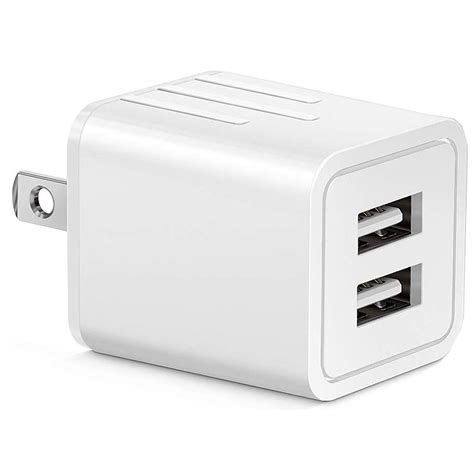 USB Wall Charger Adapter 2.1A Universal Dual Port - EC Computers