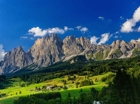 Bavaria, Germany, mountains, village, trees, green, blue Wallpaper ...