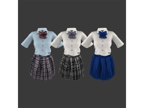 GGUYA japan_school - The Sims 4 | Sims 4, Sims, Sims 4 clothing