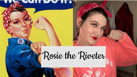 Rosie the Riveter Makeup Tutorial - YouTube