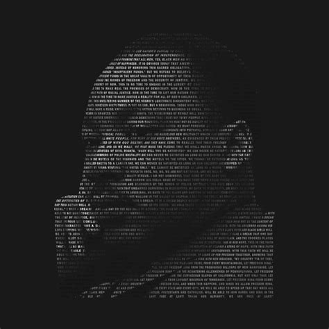 Martin Luther King Jr. - Entire “I Have a Dream” speech Typographic by ...