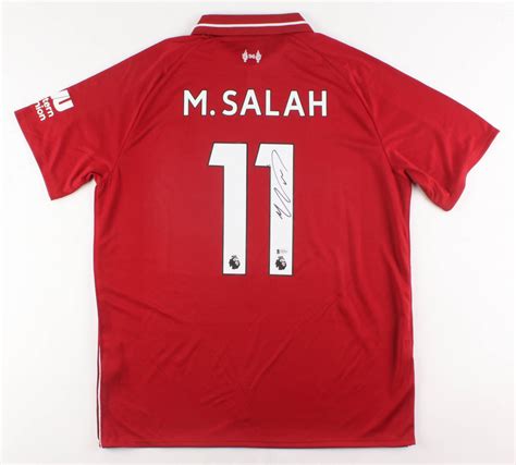 Mohamed Salah Signed Liverpool Jersey (Beckett COA) | Pristine Auction