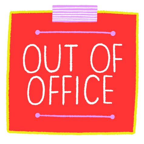 Out Of Office Holiday Sticker by Anke Weckmann for iOS & Android | GIPHY