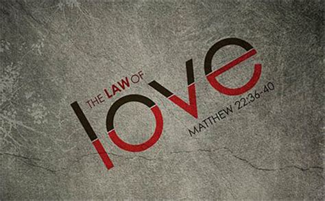 God’s Law of Love – Verbum Bible