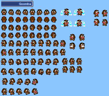 Tony Goomba Sprite Sheet by UltimateSaiyanEddy on DeviantArt