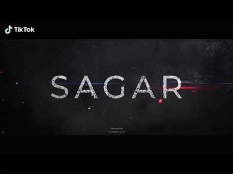 Sagar name logo video - YouTube