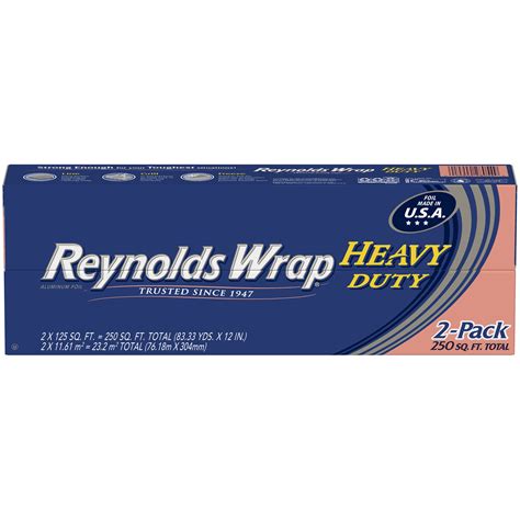 Reynolds Wrap® Heavy Duty Aluminum Foil 2-125 sq. ft. Boxes - Walmart.com - Walmart.com