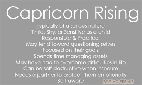 Capricorn | Capricorn, Capricorn rising, Capricorn ascendant