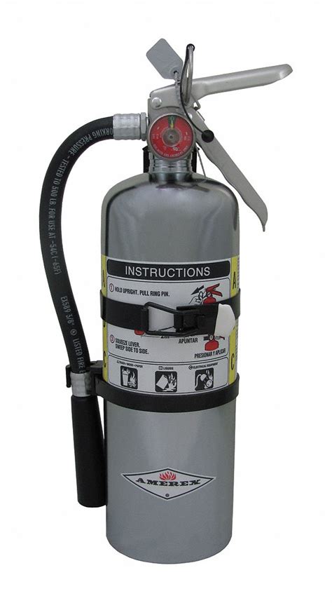 AMEREX Fire Extinguisher, Dry Chemical, Monoammonium Phosphate, 5 lb ...