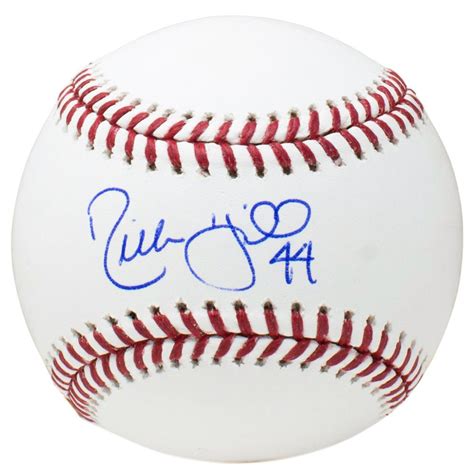 Rich Hill Signed OML Baseball (Beckett COA)