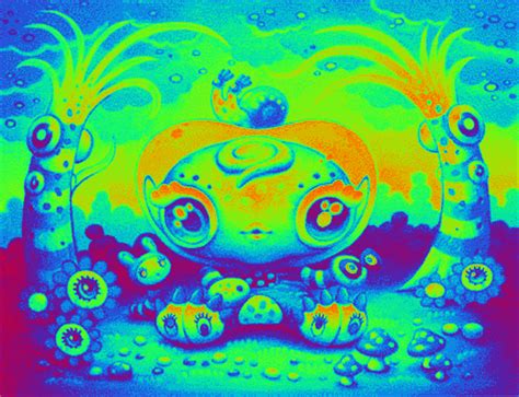 GIF acid trippy rainbow - animated GIF on GIFER
