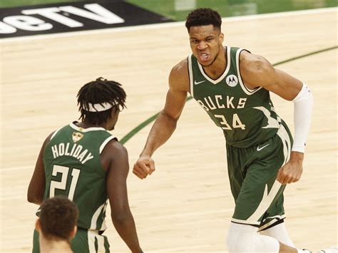 NBA Finals: Giannis wills Bucks to Game 3 win with Holiday's help - Sports Illustrated