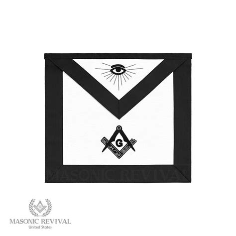 Master Mason Apron (Funeral) - Masonic Revival