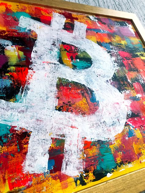 Bitcoin Art – Acrylic Painting — Do What You Love Store