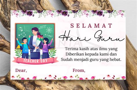 (TERMURAH) Kartu Ucapan Hari Guru / Teacher's Day Card/ Kartu Ucapan ...