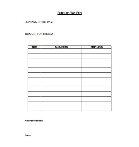 Basketball Practice Plan Template - 3 Free Word, Pdf, Excel Documents ...