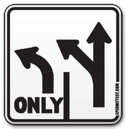 Lane Use Control | Regulatory Road Signs