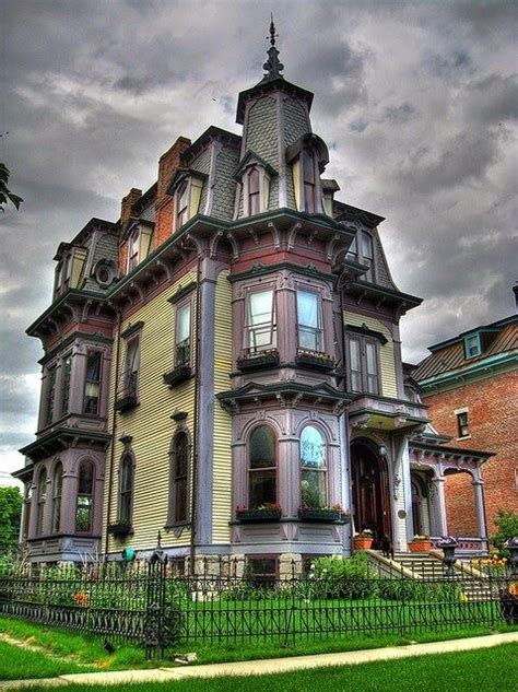 Croff Mansion. A beautiful example of c. 1870's French Second Empire architecture designed by ...