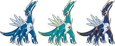 Dialga normal shiny et primal by Legan666 on DeviantArt