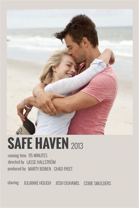 Safe Haven by Megan | Film posters minimalist, Movie posters minimalist, Iconic movie posters