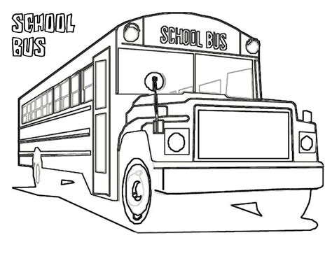 Free Printable School Bus Coloring Pages For Kids