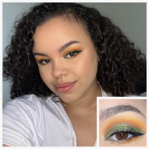 I’ve been seeing so many pretty green/yellow looks lately I wanted to try 🍊🍋🥝 | Scrolller