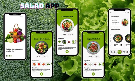 Salad Mobile App on Behance