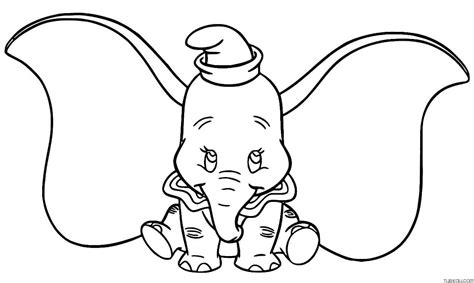 Dumbo Disney Coloring Page Elephant Coloring Page Coloring Books | The ...