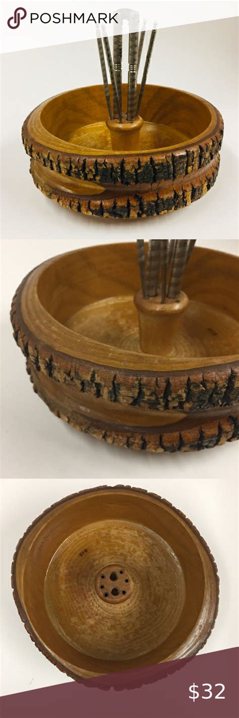 Vintage Ellwood Rusticware Wooden Nut Bowl 1950's in 2022 | Nut bowl, Household gifts, Vintage