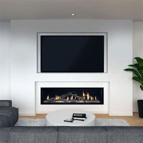 Top 60 Best Linear Fireplace Ideas - Modern Home Interiors