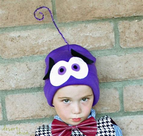 No Sew Inside Out Fear Costume | Inside out costume, Homemade costumes for kids, Diy costumes