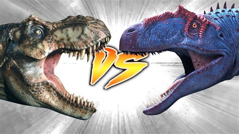 T. rex VS Saurophaganax [Who Would Win?] - YouTube