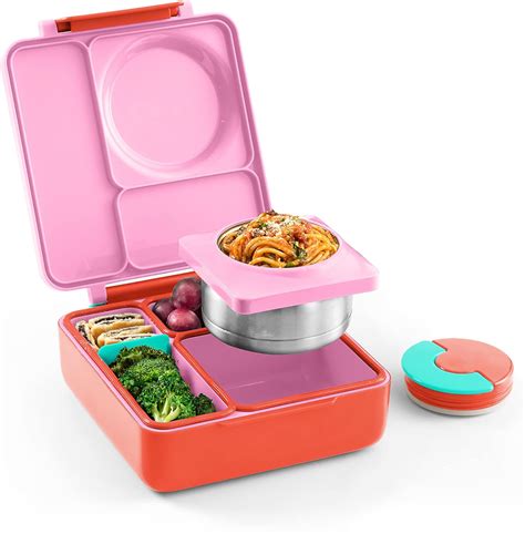 OmieBox Bento Box for Kids - Insulated Lunch Box with Leak Proof ...