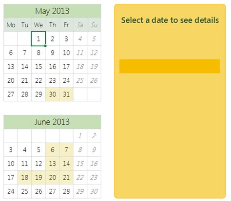 How to create interactive calendar to highlight events & appointments [Tutorial] | Chandoo.org ...