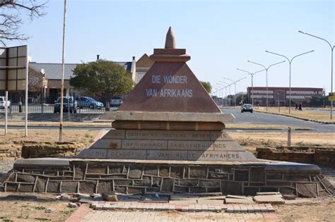 Afrikaans Language Monument. Wikipedia: “Welkom has several monuments ...