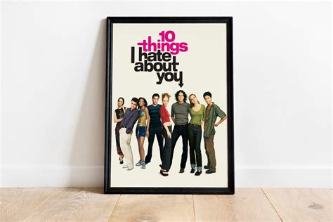 10 Things I Hate About You Poster Movie Poster, Wall Art, Gift ...