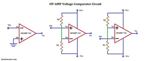 Comparator Circuit Using Op Amp